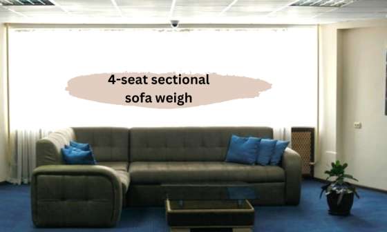 4 seat sectional sofa weigh