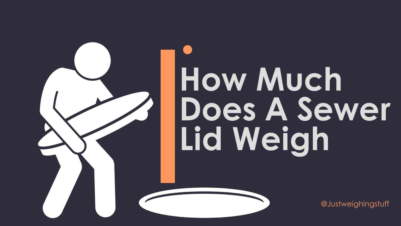 how much does a sewer lid weigh