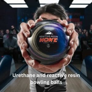 Urethane and reactive resin bowling balls