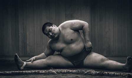 Sumo wrestler that weigh 400 pound