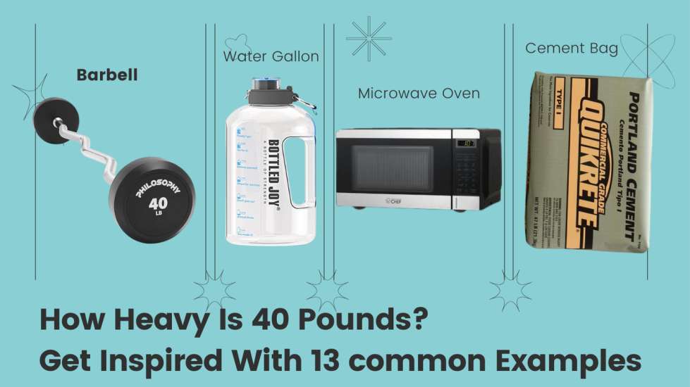 what weighs 40 pounds get inspired with 13 common examples